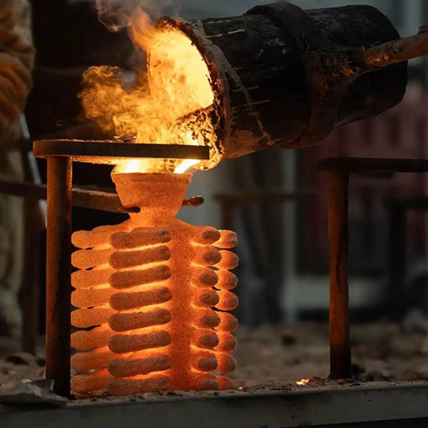Precision steel part produced by investment casting at the Bordomet foundry in Turkey