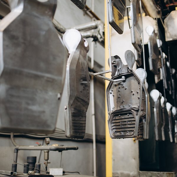 Aluminum low pressure die casting (LPDC) part